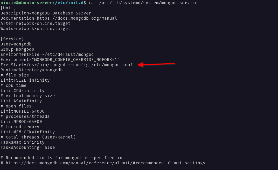 Mongod Unit File - SystemD