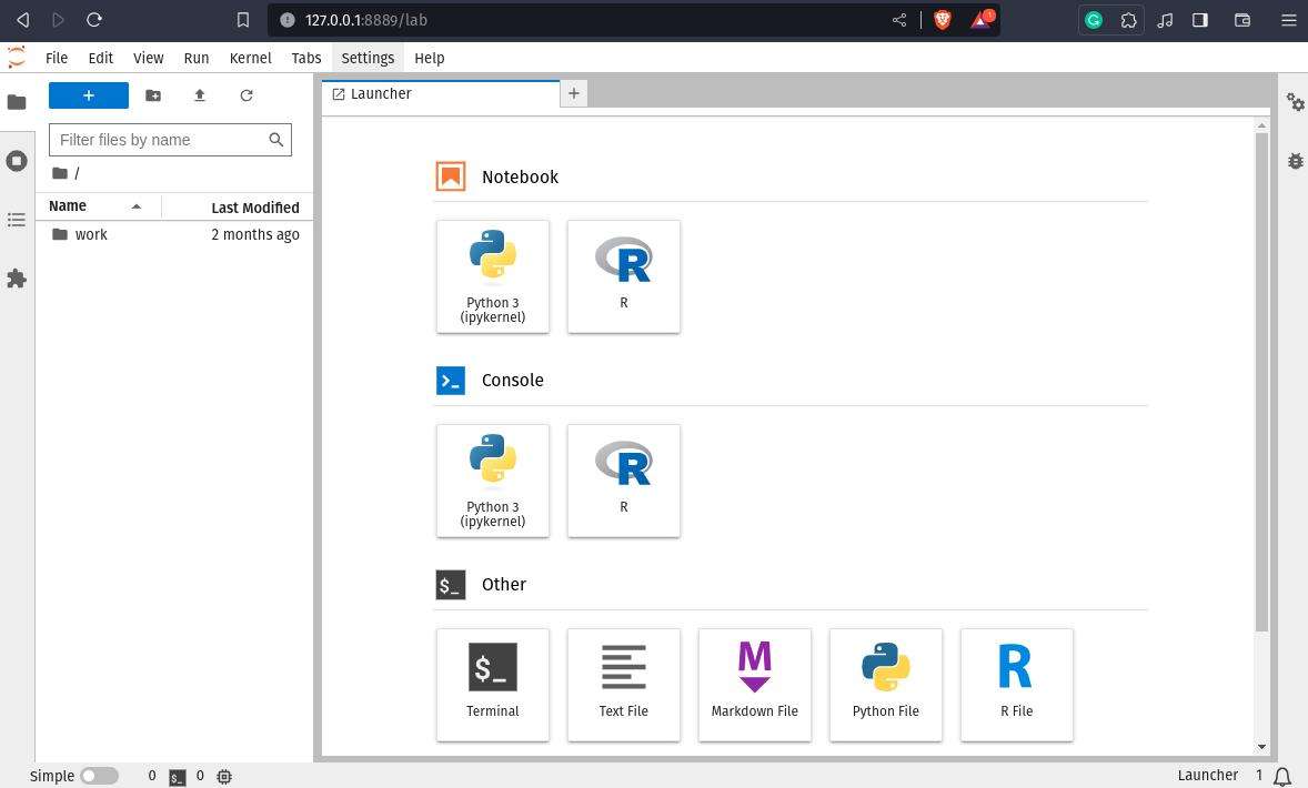 Jupyter lab interface with spark